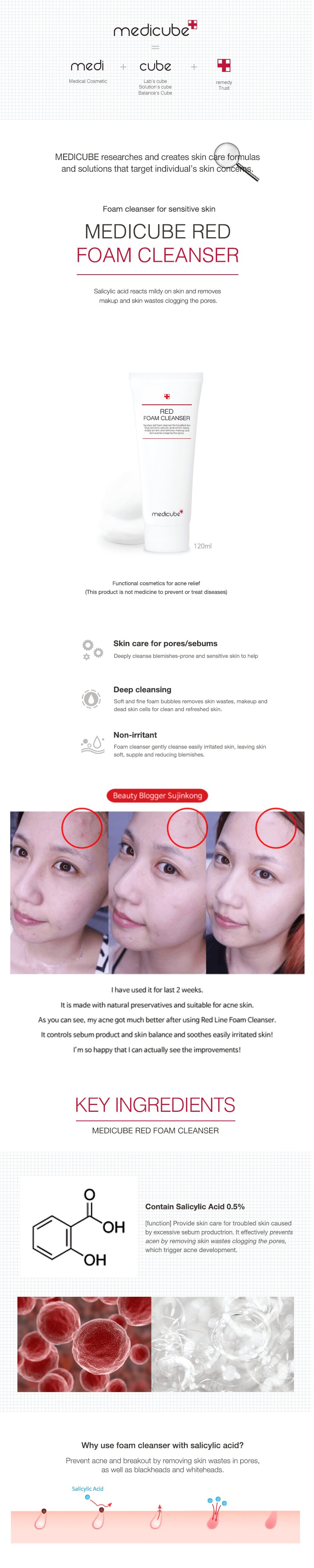 Red Foam Cleanser 120ml